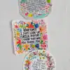 "Colorful illustrated motivational quote cards with floral and nature themes, designed for uplifting and positive inspiration, perfect for decoration or gifting.".