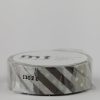 Black and white striped food wrap tape from The Wraperie for eco-friendly food storage and presentation.