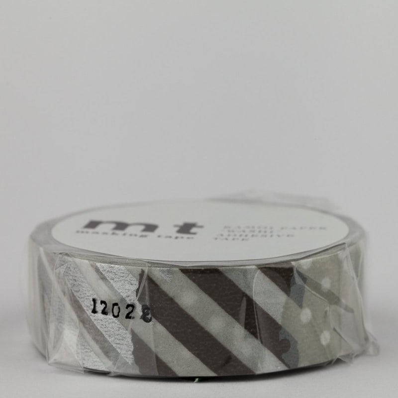 Black and white striped food wrap tape from The Wraperie for eco-friendly food storage and presentation.