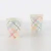 Colorful pastel plaid paper cups for parties and celebrations, perfect for serving beverages at events. Reusable and eco-friendly disposable party cups with a cheerful, vibrant design.
