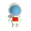 Colorful astronaut soap figurine with a blue helmet and white space suit, showcasing playful and creative soap art from The Wraperie. Perfect for unique soap designs or gifts.