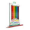 Vibrant 12-pack scented colored pencils set featuring fruity flavors, perfect for kids' art projects, coloring, and creative activities, with a fun and playful design.