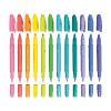 Bright multicolor gel pens with removable caps for vibrant writing and drawing. Perfect for students, artists, and office use, available at The Wraperie.