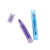 Colorful, monster-themed highlighters and pens with fun smiley face and monster designs from The Wraperie, perfect for kids' school supplies and office organizers.