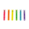 Bright colorful highlighters with cute monster faces, perfect for school or office use, showcasing fun and vibrant stationery accessories.