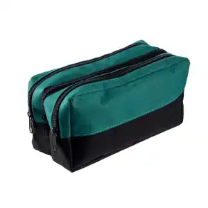 Reusable lunch bag with insulated compartments, perfect for keeping food fresh on the go from The Wraperie; ideal for school, work, and picnics.