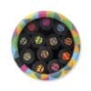 Colorful pack of assorted party blowouts with vibrant patterned designs, perfect for celebrations and festive occasions at The Wraperie.