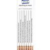 Set of 7 sharpened pencils with humorous adult-themed quotes, perfect for office or home, featuring fun and relatable messages about adulthood and aging.