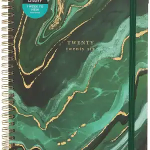 2026 Emerald weekly spiral planner