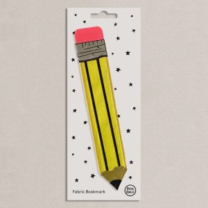 Bookmark fabric yellow pencil