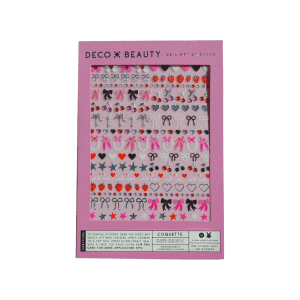 Coquette nail stickers