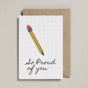 Write on pencil proud card