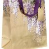 Gilded wisteria large giftbag