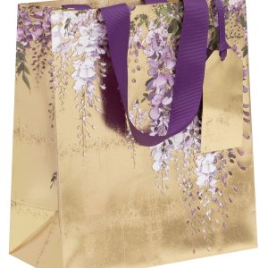 Gilded wisteria medium giftbag