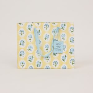 Alaska tiles medium block printed gift bag
