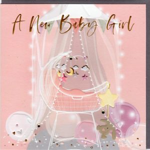 A New Baby Girl Card
