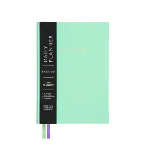 Mint fabric B6 daily planner