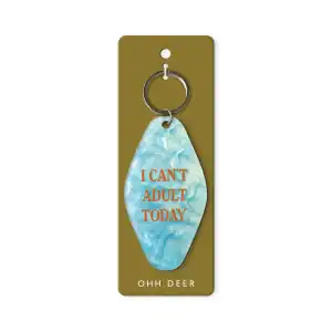 I Can't Adult keyring