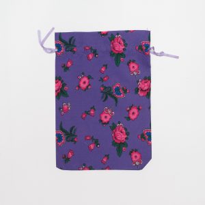Ramadhan floral fabric colored pouch