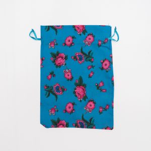 Ramadhan floral fabric colored pouch