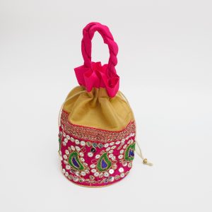 Potli bag barrel gold