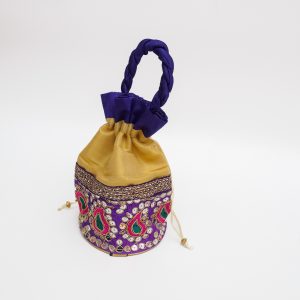 Potli bag barrel gold