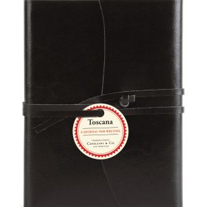 Journal toscana black leather 5x7