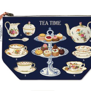 Tea time vintage pouch