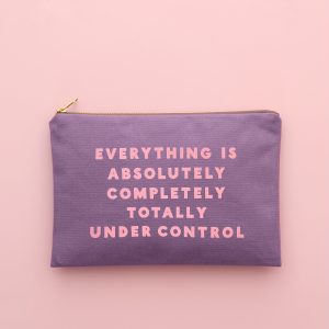 Lavender under control pouch