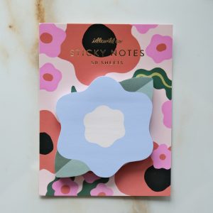 Blossom die cut sticky note pad