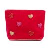 Multi heart medium beaded pouch