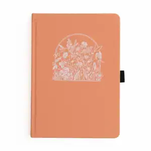 Wildflowers framed lined notebook A5