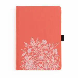 Wildflowers lined notebook A5