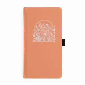 Wildflowers framed dot grid traveler's notebook