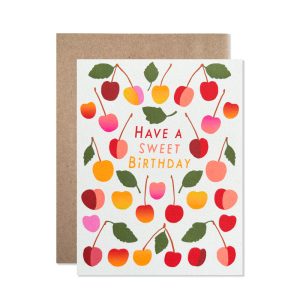 Cherry birthday card