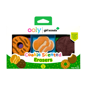Girl Scouts Cookie scented erasers