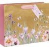 Golden Garden large landscape gift bag