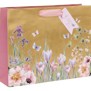 Golden Garden large landscape gift bag