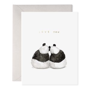 Panda pair love you card