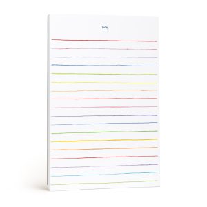Multi stripes notepad