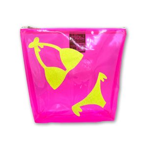 Pink bikini bag