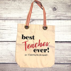 Best teacher ever tote bag