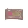 Pink lipstick keychain clutch