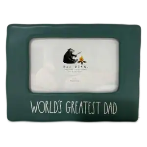 World's Greatest Dad green frame