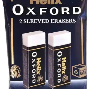 Helix Oxford eraser pack of 2
