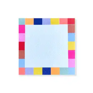 Gift tags checkered square