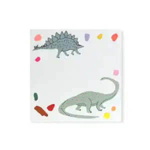 Gift tags dino square