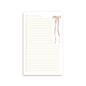Make a list darling large notepad