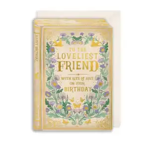 To the Loveliest friend storybook card