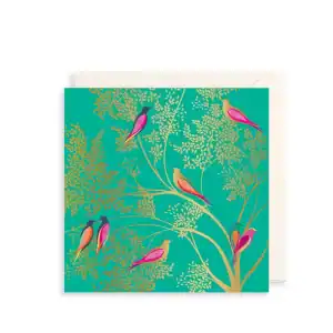 Birds in tree Sara Miller card